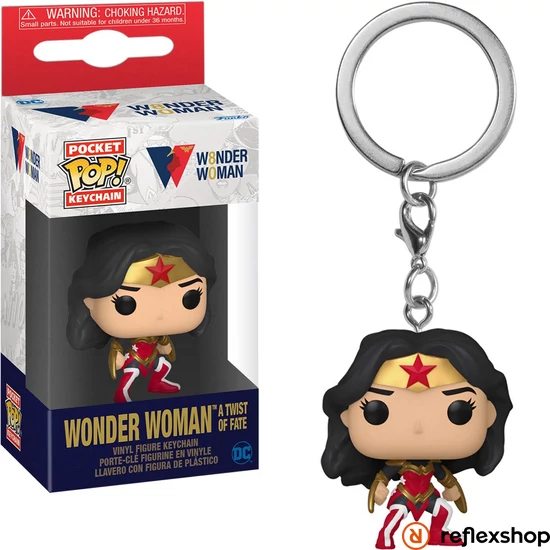 Funko POP! Wonder Woman 80th - Wonder Woman kulcstartó