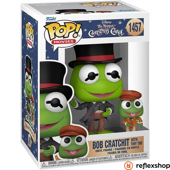 Funko POP!&Buddy: The Muppet Christmas Carol - Kermit w/Tiny Tim figura