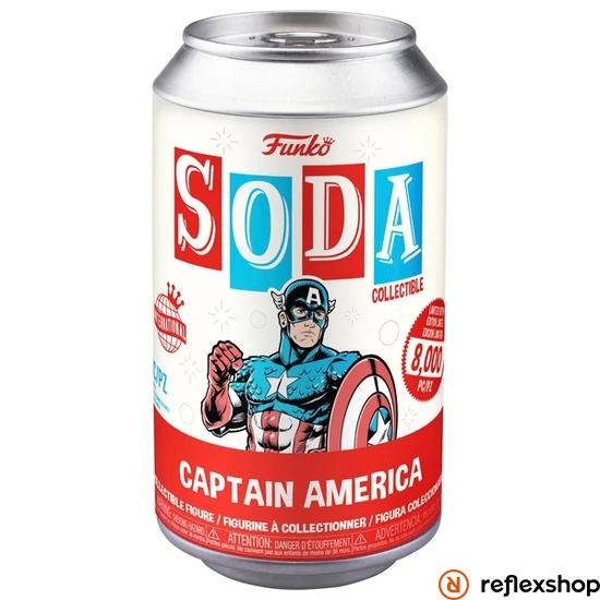 Vinyl SODA: Marvel- Captain America w/Chase(IE)