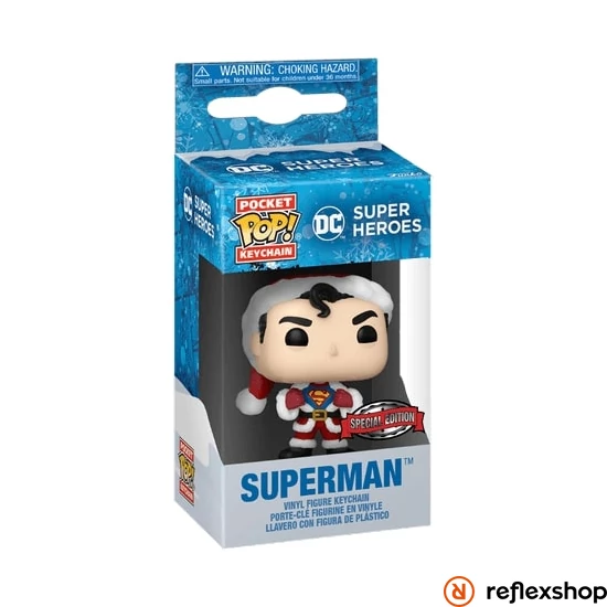 Funko POP! Keychain: DC Holiday - Superman (WMT) figura