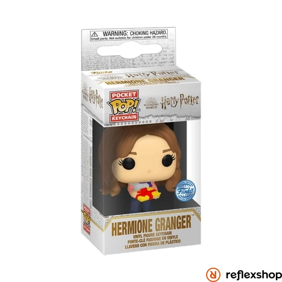 Funko POP! Keychain: Harry Potter Holiday - Hermione (WMT) figura