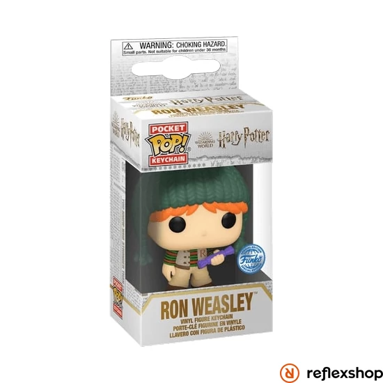 Funko POP! Keychain: Harry Potter Holiday - Ron (WMT) figura