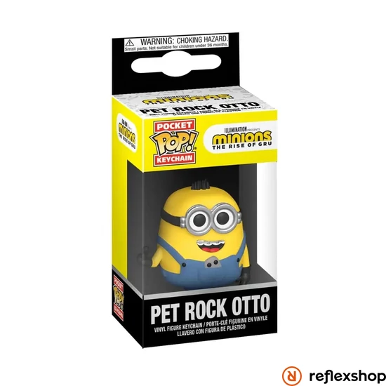 Funko POP! Keychain: Minions - Pet Rock Otto figura