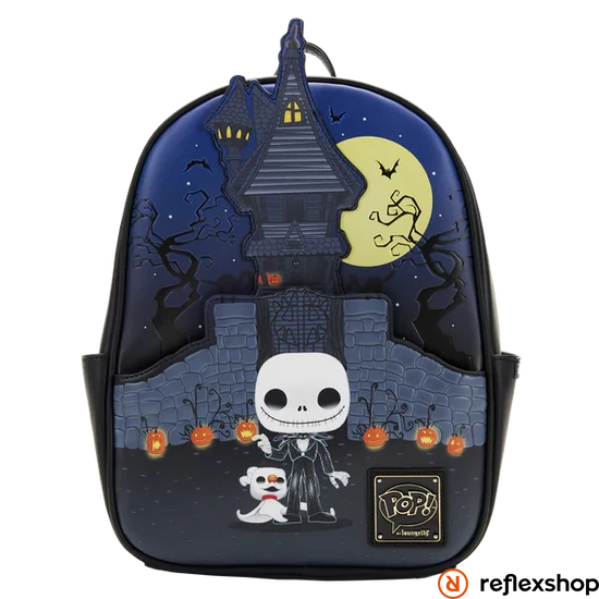 Loungefly POP! - Nightmare before Christmas: Jack Skellington House mini hátizsák