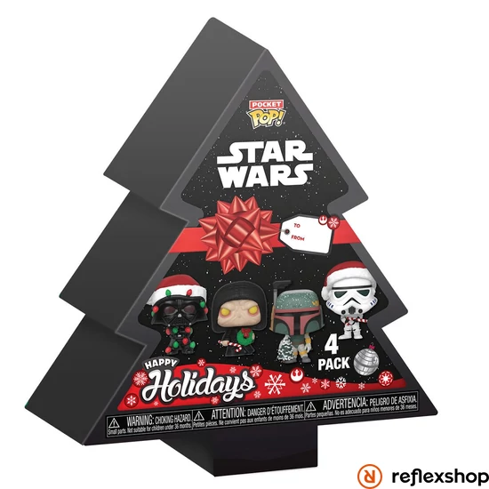 Funko Pocket POP! Star Wars - Holiday Box figura (4PK)