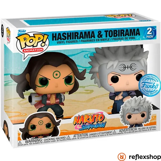 Funko Pop! 2-Pack Animation: Naruto Shippuden - Hashirama & Tobirama (Special Edition) Vinyl Figures