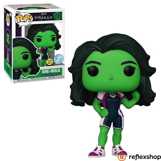 Funko Pop! Marvel She-Hulk: She Hulk (Glows in the Dark) (Special Edition) #1126 Bobble-Head Vinyl Figure