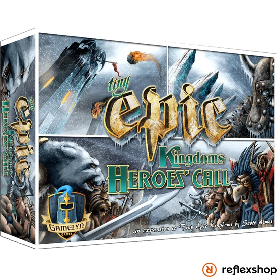 Tiny Epic Kingdoms társasjáték Heroes call kiegészítő