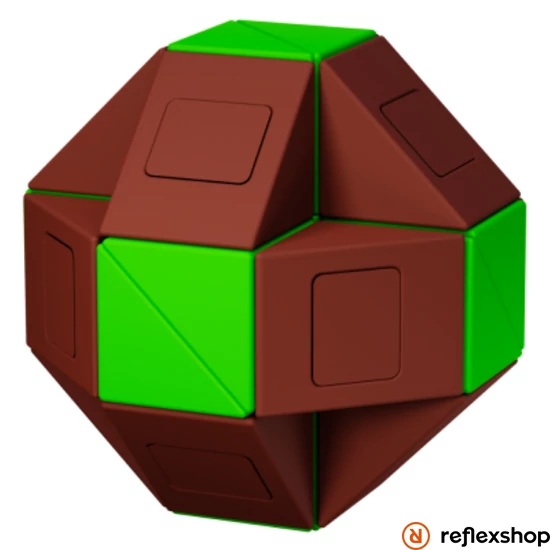 MG Twist-Brown&Green logikai kocka