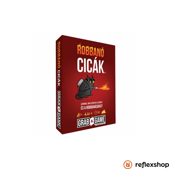 Robbanó cicák - mini társasjáték