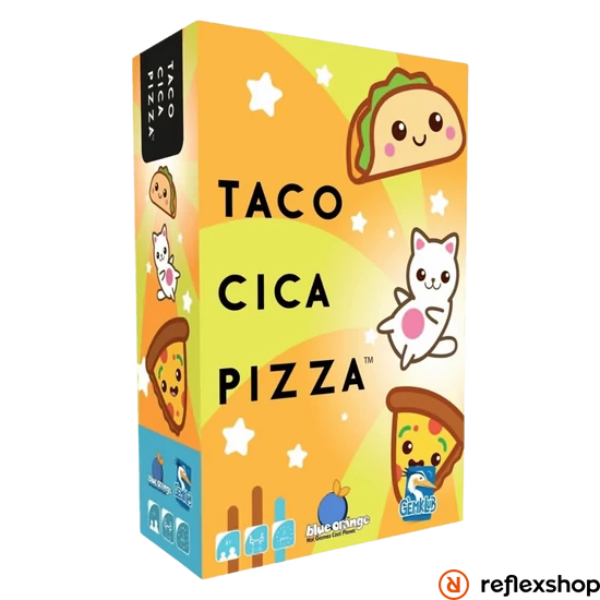 Taco, cica, pizza társasjáték