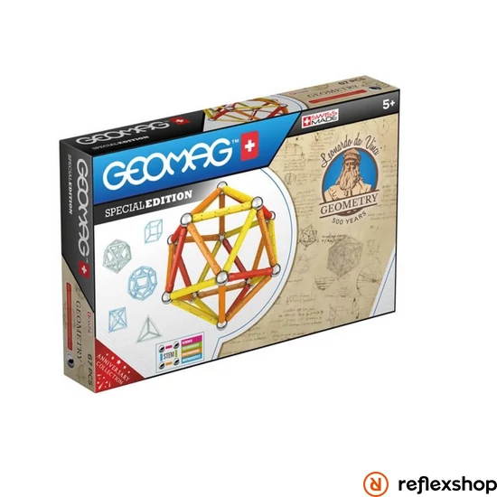 Geomag mágneses építőjáték - SPECIAL Leonardo Magnetic Geometry, 67 db-os