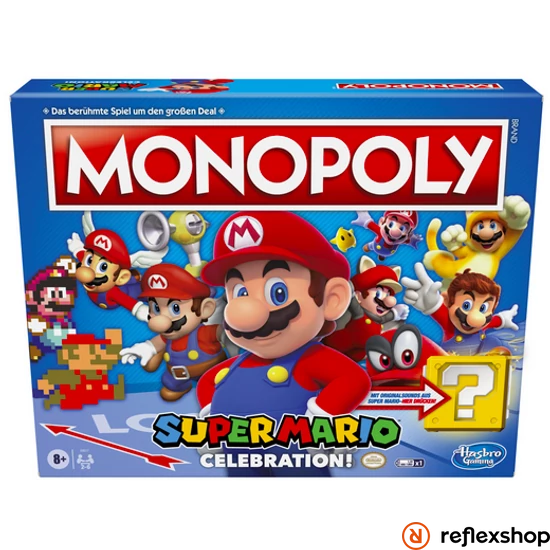 Monopoly Super Mario Celebration társasjáték, angol nyelvű