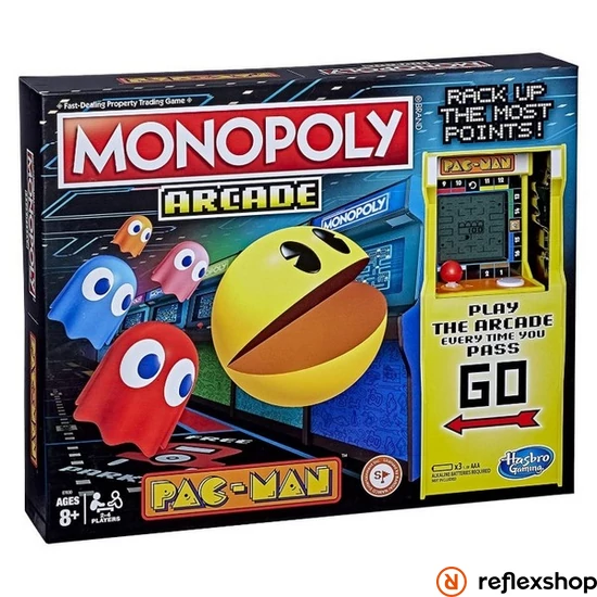 Hasbro Monopoly Arcade PacMan társasjáték