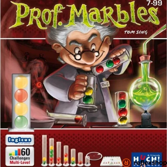 Prof. Marbles logikai játék borító