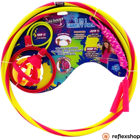 Wham-O Hula Hoop Variety Pack 3 in 1 szett