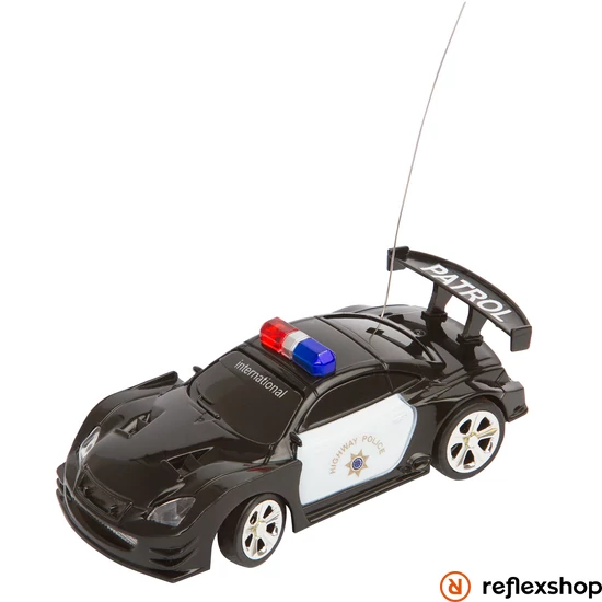 RC Police Mini Racer Black & White távirányítós versenyautó