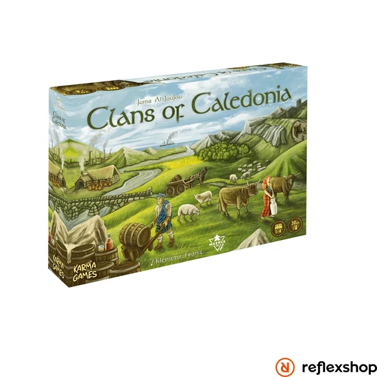 Clans of Caledonia angol nyelvű társasjáték