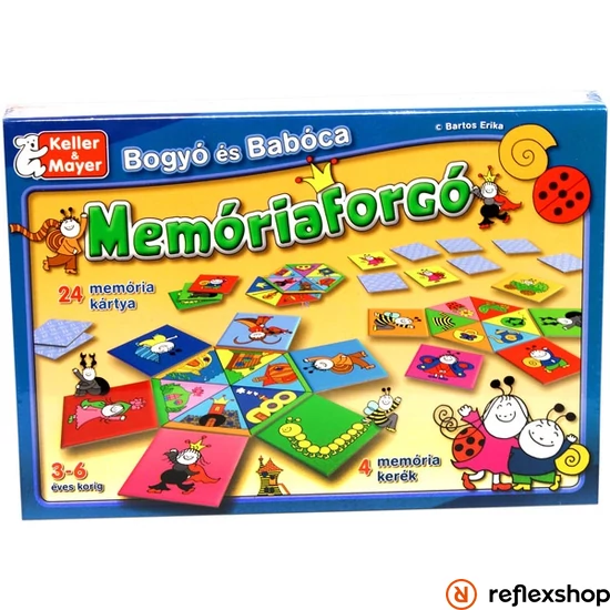 Bogyó és Babóca Memóriaforgó társasjáték
