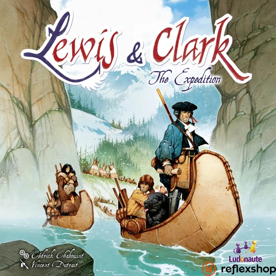 Lewis & Clark társasjáték, angol nyelvű