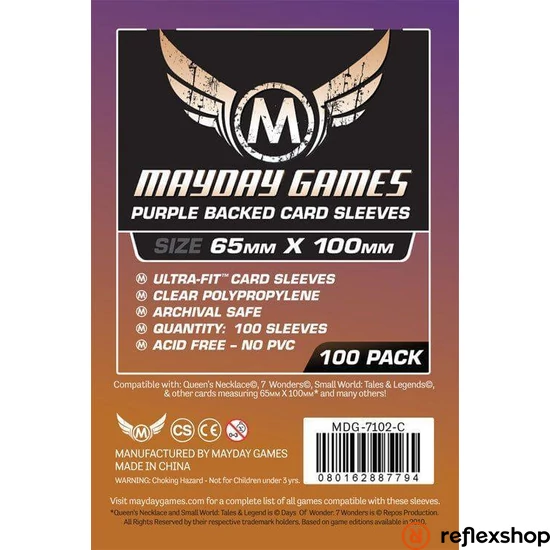 Mayday Games Magnum Copper kártyavédő: 65 x 100 mm