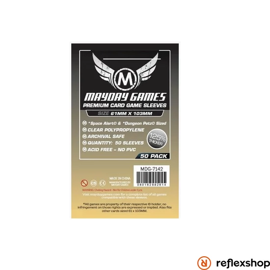 Mayday Games Prémium Magnum kártyavédő 61 x 103 mm (50 db-os csomag)