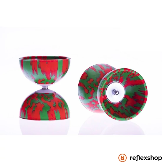 Play Rainbow Diabolo 105mm 260gr piros-zöld