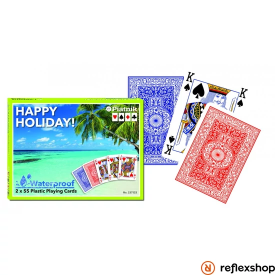 Happy holiday plasztik römi
