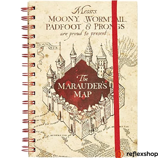 Harry Potter (The Marauders map) A/5 jegyzetfüzet