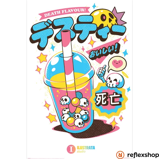 Ilustrata (DEATH BUBBLE TEA) maxi poszter