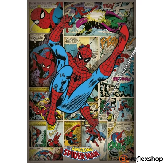 Marvel Comics: Spider man (Retro) maxi poszter