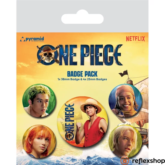 One Piece (Live Action) - Táska kitűző szett