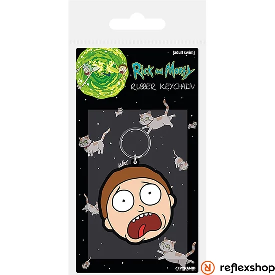 Rick and Morty (Morty terrified face) - PVC kulcstartó