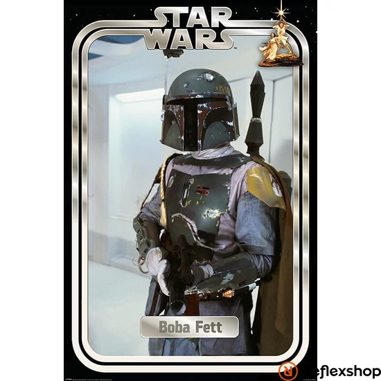 Star Wars (Boba fett retro) maxi poszter