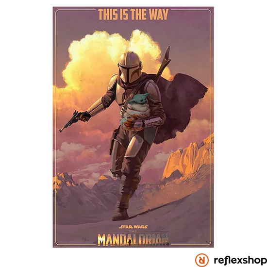 Star Wars: The Mandalorian (On the run) maxi poszter