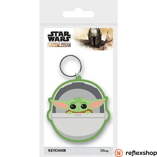 Star Wars: The mandalorian (The child) gumi kulcstartó