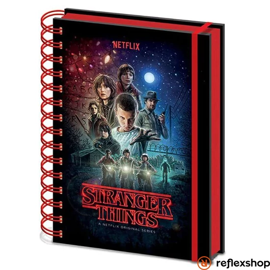 Stranger Things (One Sheet) A/5 jegyzetfüzet