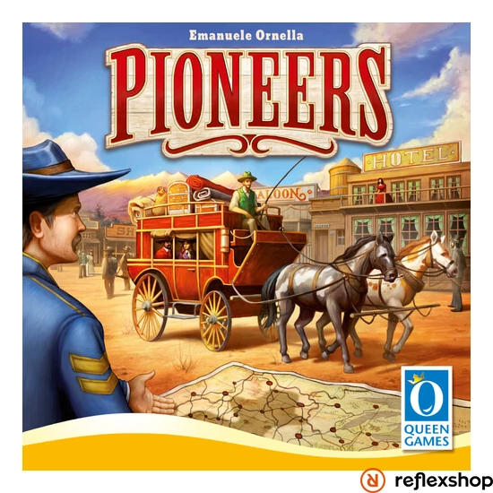 Pioneers társasjáték, angol nyelvű