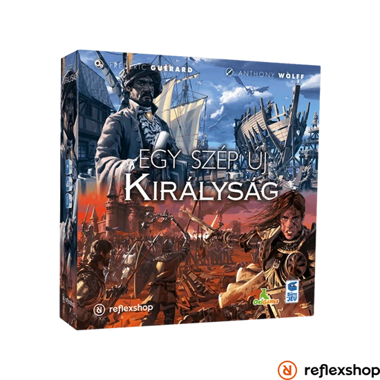 Egy szép új királyság társasjáték dobozborító