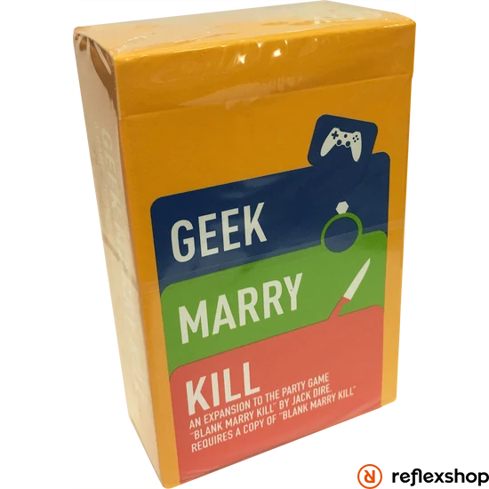 Blank Marry Kill társasjáték Geek kiadás, angol nyelvű