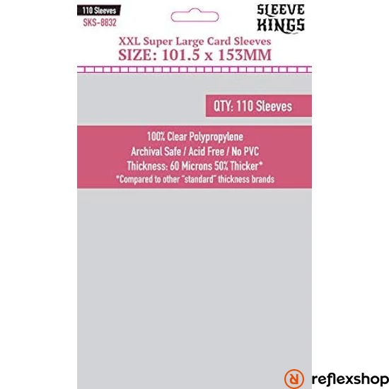 Sleeve Kings Super Large Card Sleeves 101,5 x 153 mm