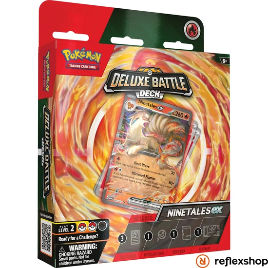 Pokemon Deluxe Battle Deck Ninetales gyűjtői kártya