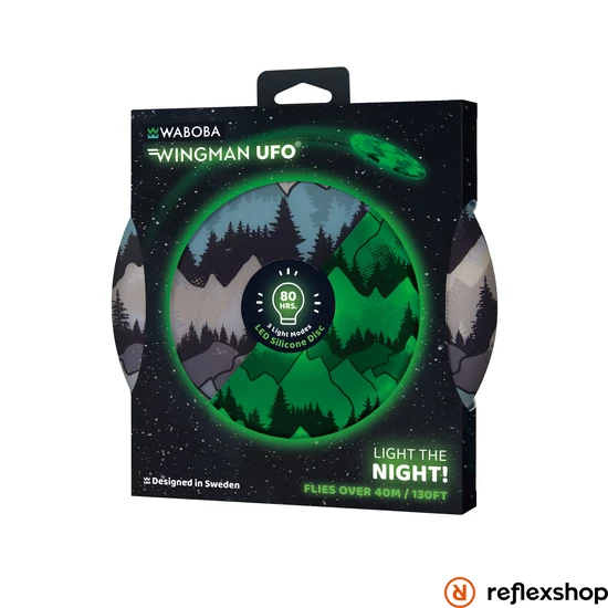 Waboba Wingman UFO szilikon frizbi | skull