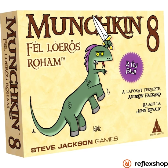 Munchkin 8 - A fél lóerős roham társasjáték kiegészítő