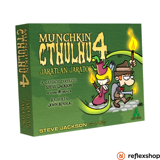 Munchkin Cthulhu 4 - Járatlan járatok társasjáték kiegészítő