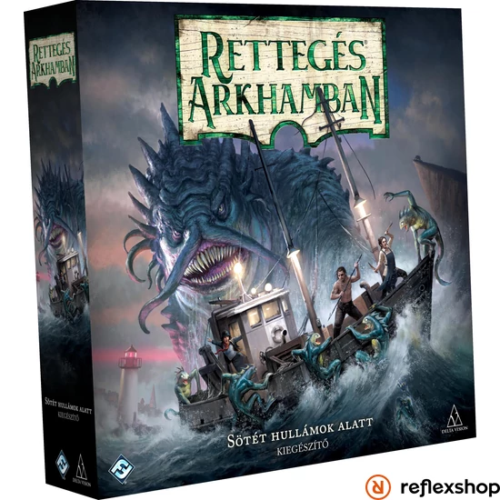 Rettegés Arkhamban (3. kiadás): Sötét hullámok alatt kiegészítő borítója
