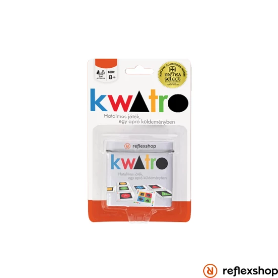 Kwatro társasjáték, blisteres csomagolás