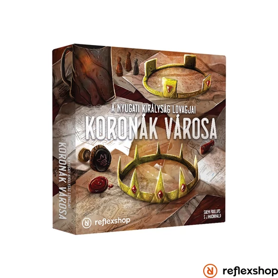 A Nyugati királyság lovagjai: Koronák városa kiegészítő borítója