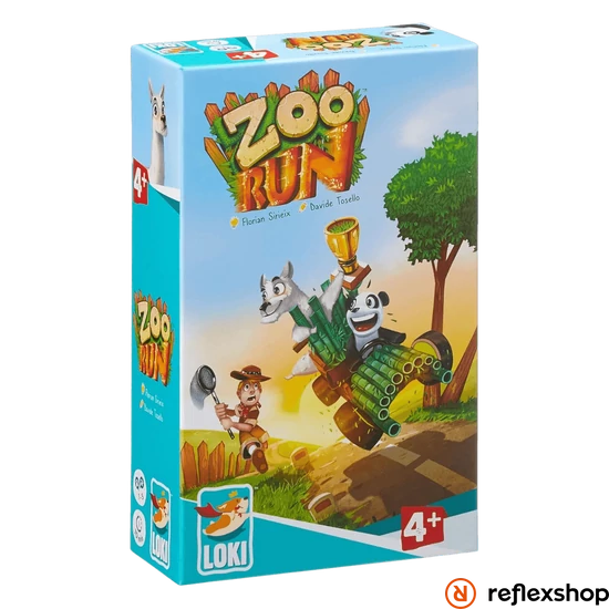 Zoo Run társasjáték, angol nyelvű