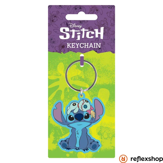 LILO & STITCH (STITCH & SCRUMP) PVC kulcstartó